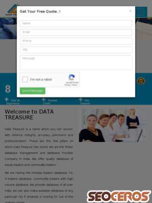 datatreasure.co.in tablet Vorschau