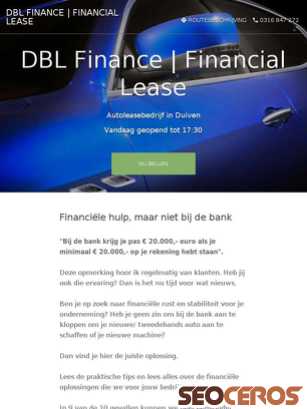 dbl-finance-financial-lease.business.site tablet Vorschau
