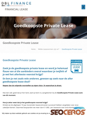 dblfinance.nl/welke-leasevormen-zijn-er/goedkoopste-private-lease tablet előnézeti kép