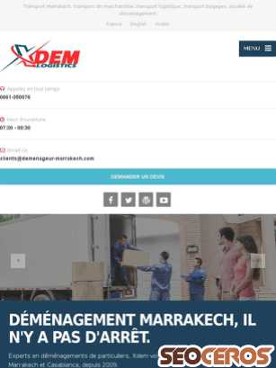 demenageur-marrakech.com tablet obraz podglądowy