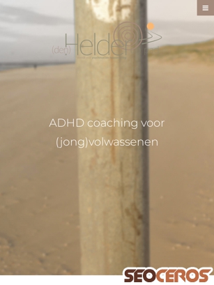 denhelderoppad.helderscreative-concept.nl/adhd-coaching-voor-jong-volwassenen tablet preview