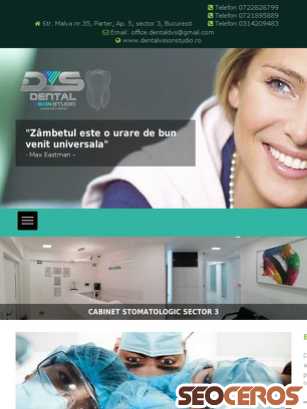 dentalvisionstudio.ro tablet vista previa