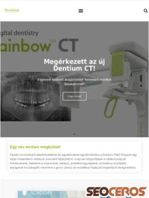 dentium.hu tablet preview