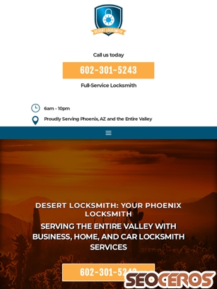 desertlocksmithaz.com tablet prikaz slike