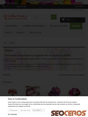 design-floral.ro/21-flori-nunta tablet previzualizare
