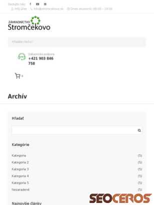 dev.stromcekovo.sk/blog tablet Vorschau