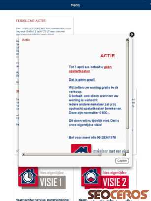 dewekkerwonen.nl tablet előnézeti kép