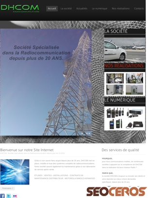dhcom.fr tablet előnézeti kép