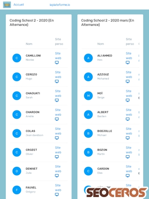 dhilati-mansoibou.students-laplateforme.io tablet 미리보기