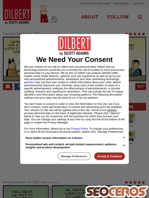 dilbert.com tablet preview
