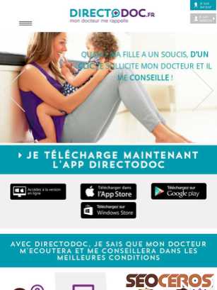 directodoc.fr tablet preview