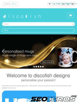 discofish.co.uk tablet Vista previa