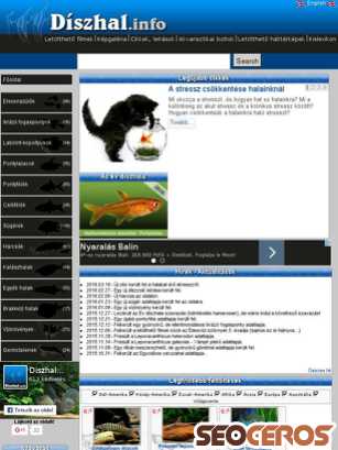 diszhal.info tablet előnézeti kép