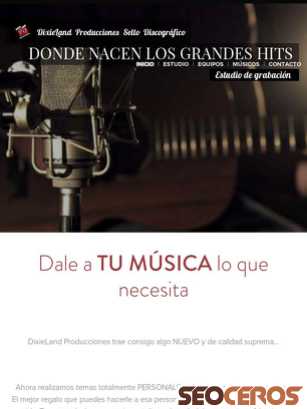 dixieland-producciones-sello-discografico.webnode.es tablet preview