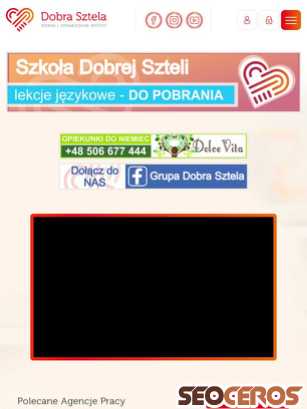 dobrasztela.pl tablet náhled obrázku