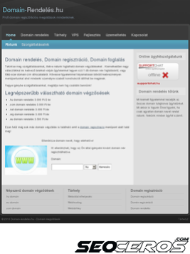 domain-rendeles.hu tablet Vorschau