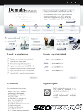 domainmanager.hu tablet Vista previa