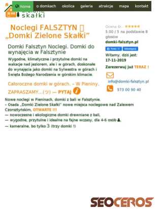 domki-falsztyn.pl tablet náhled obrázku