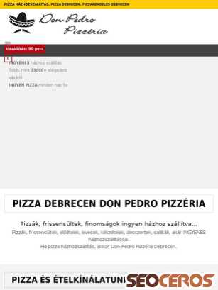donpedropizza.hu tablet Vista previa