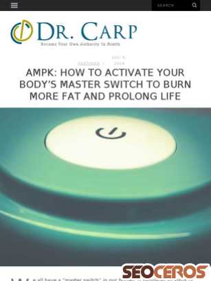 drcarp.com/ampk-how-to-activate-your-bodys-master-switch-to-burn-more-fat-and-prolong-life tablet obraz podglądowy