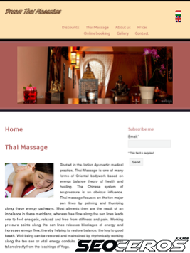 dream-thaimassage.hu tablet prikaz slike