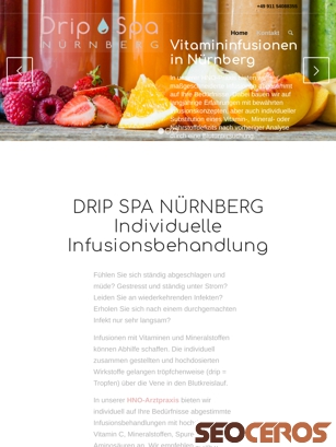 drip-spa-nuernberg.de tablet prikaz slike