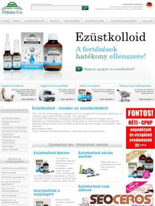 drjuice.info tablet Vorschau