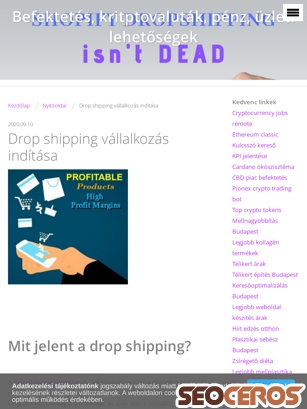 dropshippingwebaruhaz.eoldal.hu/cikkek/nyitooldal/drop-shipping-vallalkozas-inditasa.html tablet Vorschau