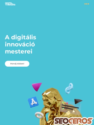 dt-site-ozxu7x73o-digitalthinkers.vercel.app tablet previzualizare