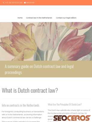 dutch-law.com tablet vista previa