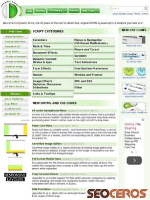 dynamicdrive.com tablet előnézeti kép