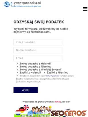 e-zwrotpodatku.pl tablet preview