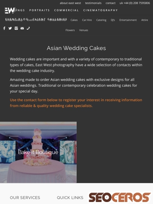 eastwestphotography.com/asian-wedding-directory/wedding-cakes tablet Vorschau