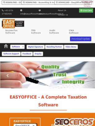 easyofficesoftware.in tablet förhandsvisning