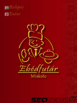 ebedfutar-miskolc.hu tablet előnézeti kép