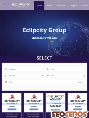 eclipcitywebinars.com tablet förhandsvisning