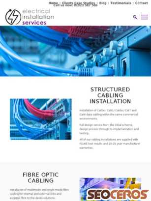 electricalinstallationservices.co.uk/data-cabling-installations tablet preview