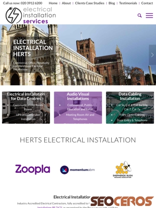 electricalinstallationservices.co.uk/electrical-installation-herts tablet preview