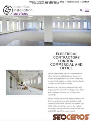 electricalinstallationservices.co.uk/london-electrical-contractors tablet prikaz slike