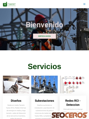 electroupegui.com tablet förhandsvisning
