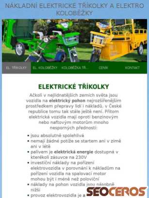 elektro-vozidla.cz tablet náhled obrázku