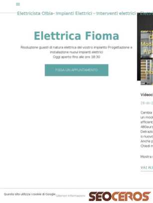 elettricafioma.business.site tablet Vorschau