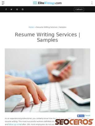 elitewritings.com/resume-writing-services.html tablet 미리보기