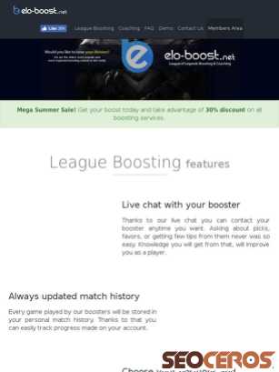 elo-boost.net tablet vista previa