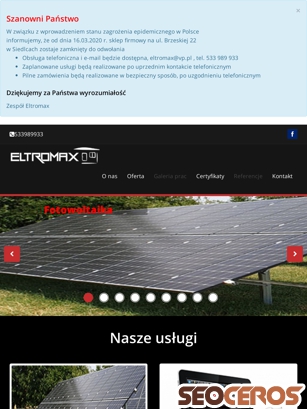 eltromax.pl tablet obraz podglądowy