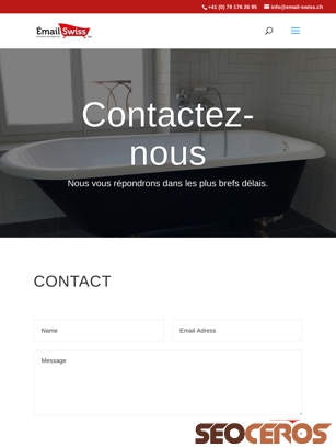 email-swiss.ch/contact tablet preview