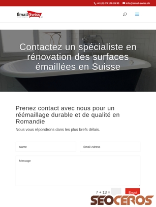 email-swiss.ch/contactez-un-specialiste-en-renovation-des-surfaces-emaillees-et-reparation-de-salle-de-bains-en-suisse tablet Vista previa