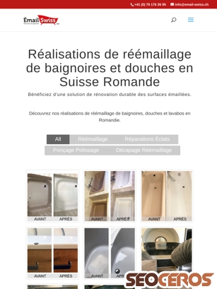 email-swiss.ch/realisations-de-reemaillage-de-baignoires-douches-et-lavabos-en-suisse-romande tablet előnézeti kép