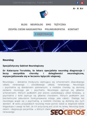 emg-neurolog.pl/neurolog-2 tablet vista previa