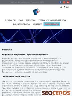emg-neurolog.pl/padaczka tablet obraz podglądowy